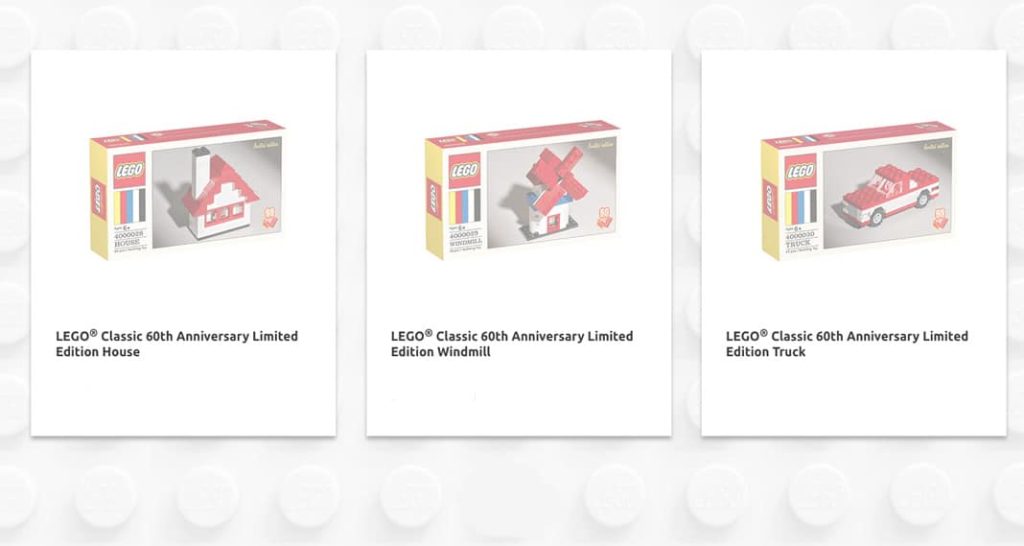 lego classic th anniversary limited edition