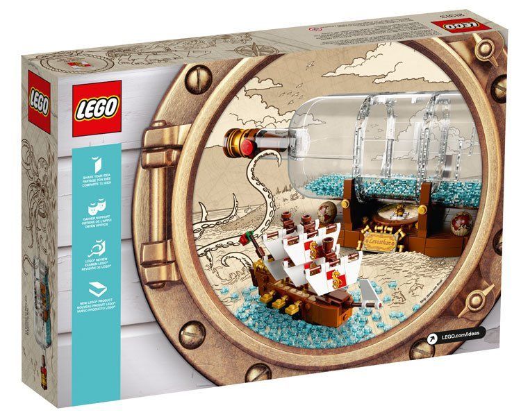 LEGO Ideas 21313 Schiff in der Flasche kommt am 1. Februar für 69,99 Euro