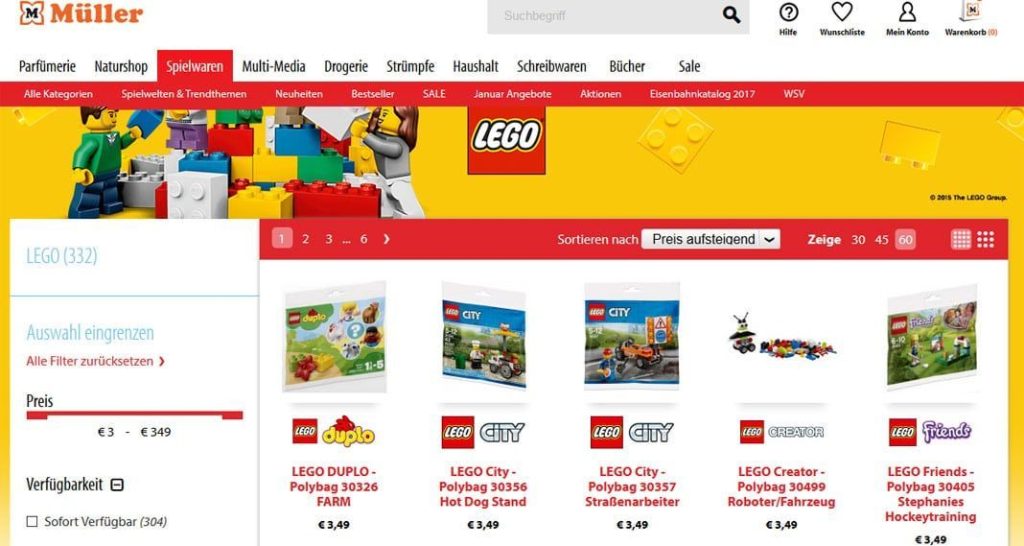 lego polybags mueller