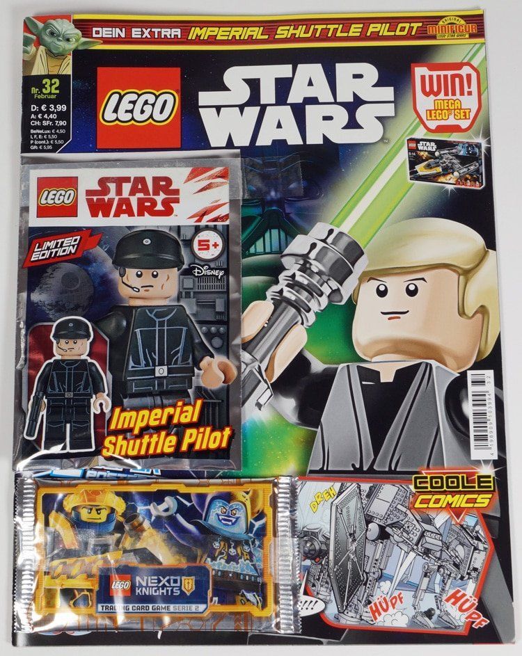 LEGO Star Wars Magazin 02/2018: Imperial Shuttle Pilot und Heft-Vorschau