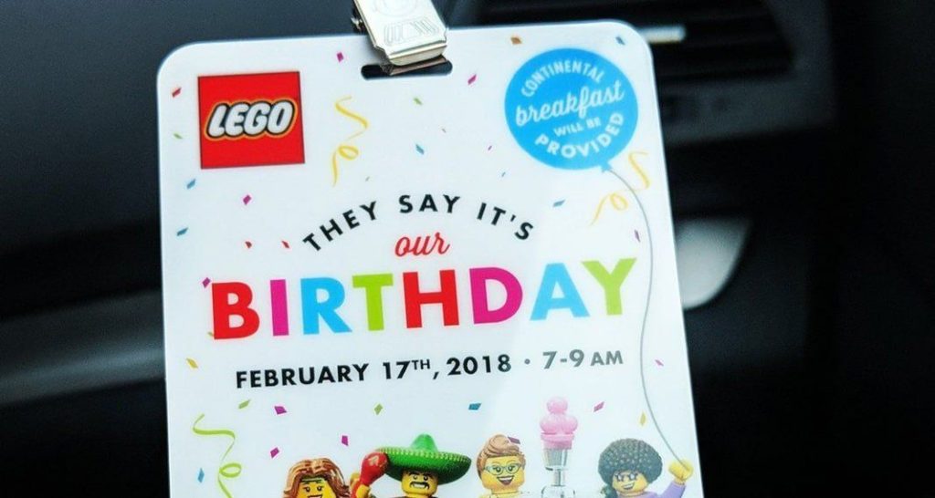 lego toyfair newyork badge