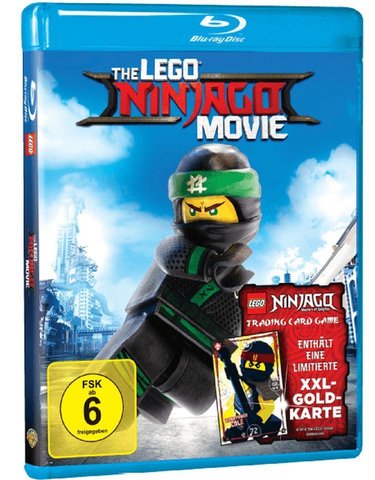 The LEGO Ninjago Movie ab heute erhältlich (Sonder-Edition mit Goldkarte)