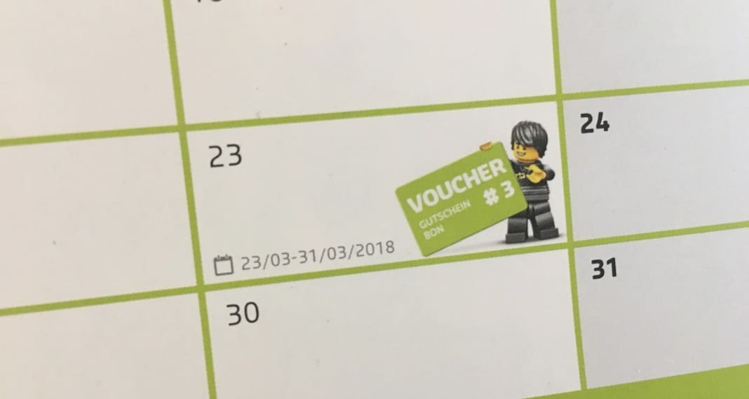 lego wandkalender nummer