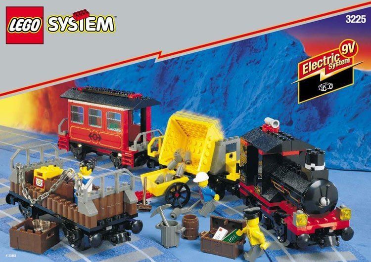 LEGO Eisenbahn: Prototyp des 9V Classic Train 3225 von 1998