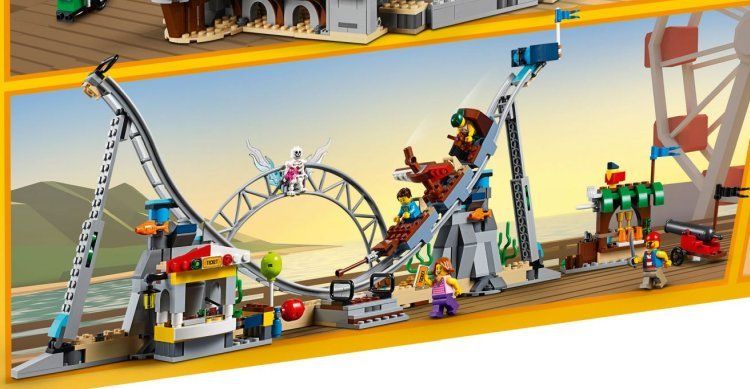 LEGO 31084 Creator 3-in-1 Piraten-Achterbahn im Detail