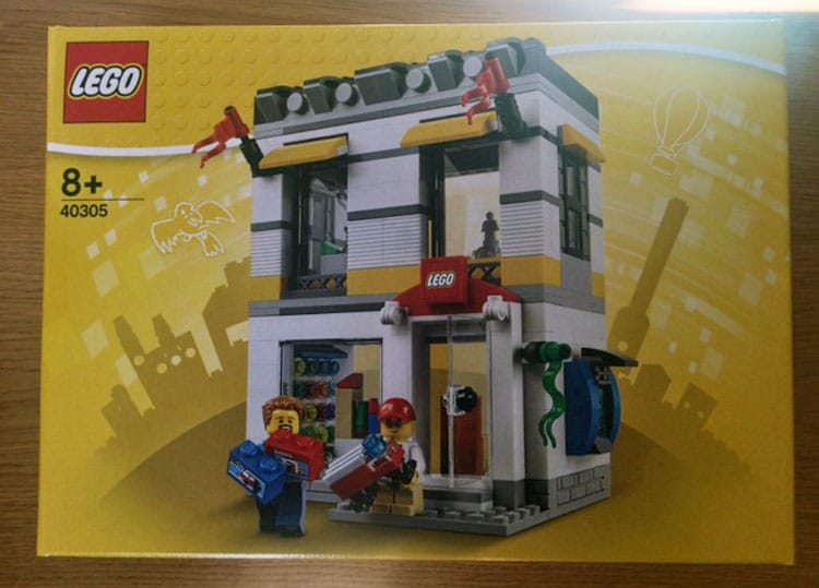 LEGO 40305 Micro Brand Store für 30 Euro im LEGOLAND Billund erhältlich