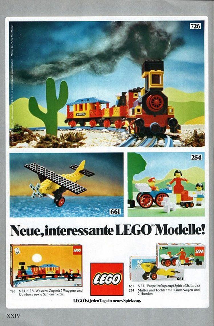 LEGO 726 Western Train von 1976 im Classic Review
