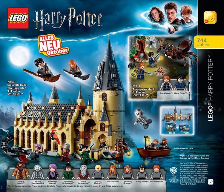 LEGO Harry Potter: Produktvideos und neue Detail-Bilder aus dem Katalog