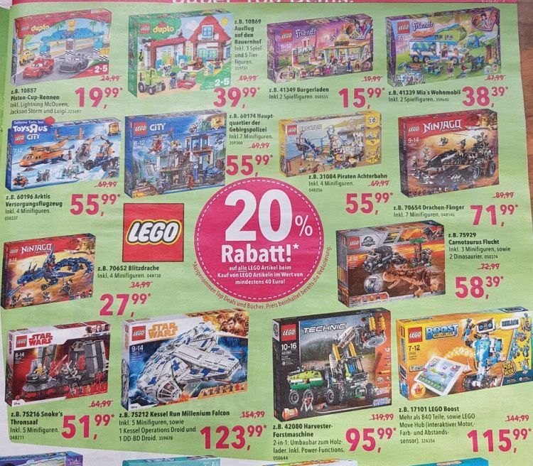 LEGO Technic 42082 All Terrain Crane für 175,99 Euro