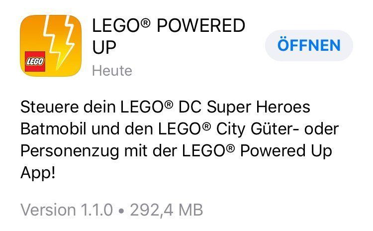 LEGO Powered Up und weitere offizielle Apps bekommen Update spendiert