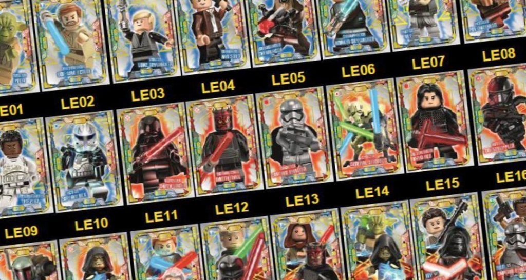 LEGO Star Wars Trading Card Collection weiteren Informationen zu den LE Cards