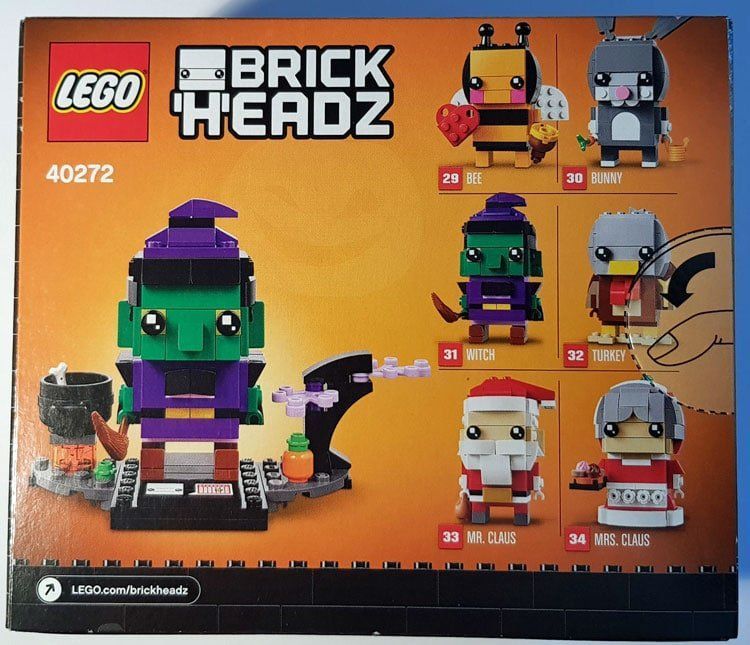 LEGO Seasonal BrickHeadz 40272 Halloween Witch: Erste Bilder