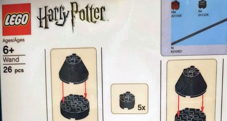 LEGO Harry Potter Zauberstab: Bauanleitung vom Store-Event