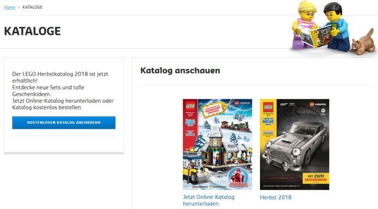 LEGO shop@home Herbstkatalog 2018 jetzt auch als PDF-Download erhältlich