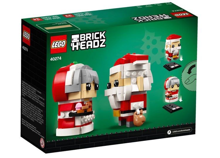 LEGO Seasonal BrickHeadz 40273 & 40274: Offizielle Set-Bilder