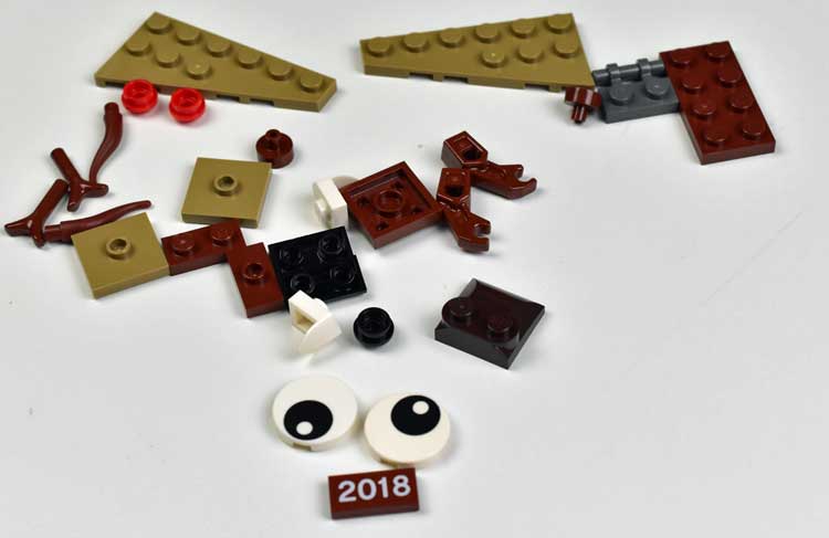 LEGO Seasonal 5005253 Christmas Ornament 2018 im Review