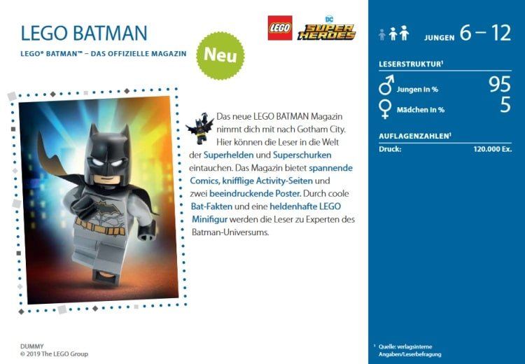 Batman, Jurassic World, LEGO Movie 2: Neue LEGO Magazine angekündigt