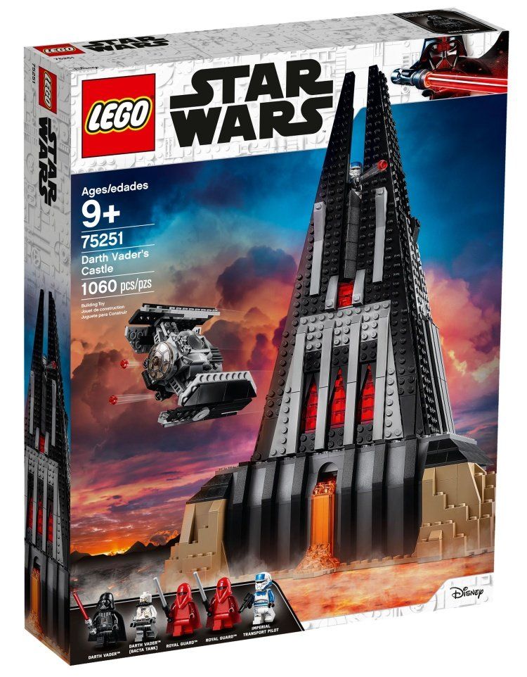 LEGO Star Wars 75251 Darth Vader's Festung für 129,99 Euro vorbestellbar