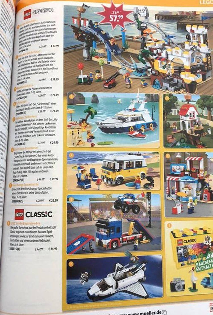 Müller: Spielwaren-Weihnachtskatalog 2018 mit vielen LEGO Angeboten