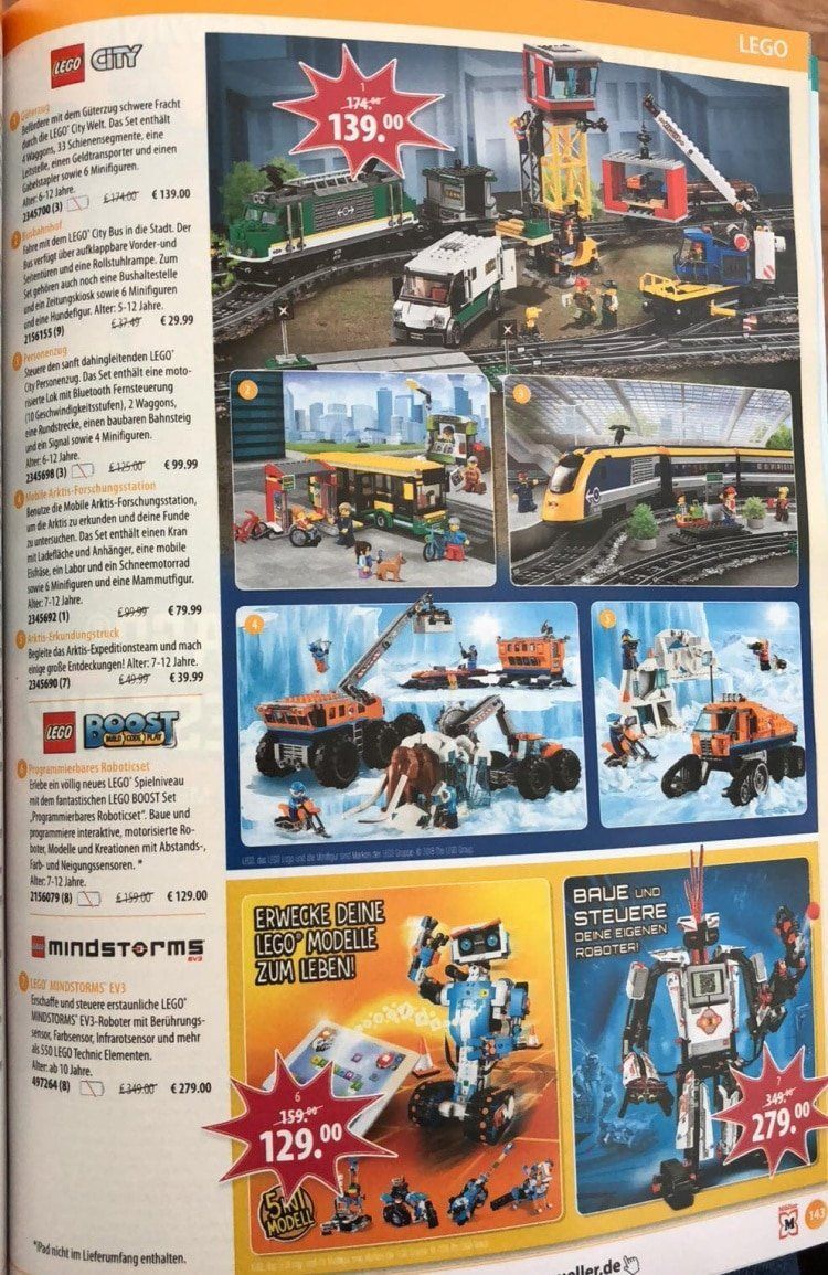 Müller: Spielwaren-Weihnachtskatalog 2018 mit vielen LEGO Angeboten