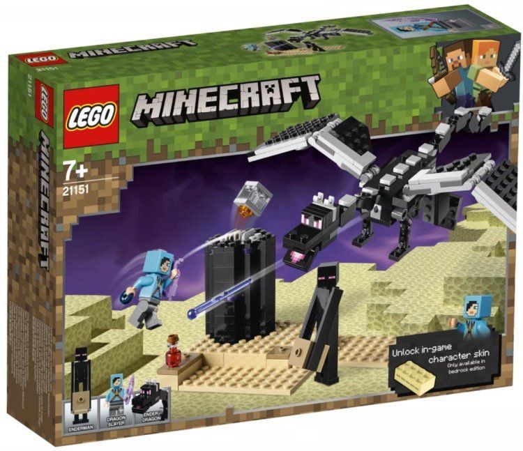LEGO Minecraft 2019: 3x BigFig Figuren und 2x "klassische" Sets