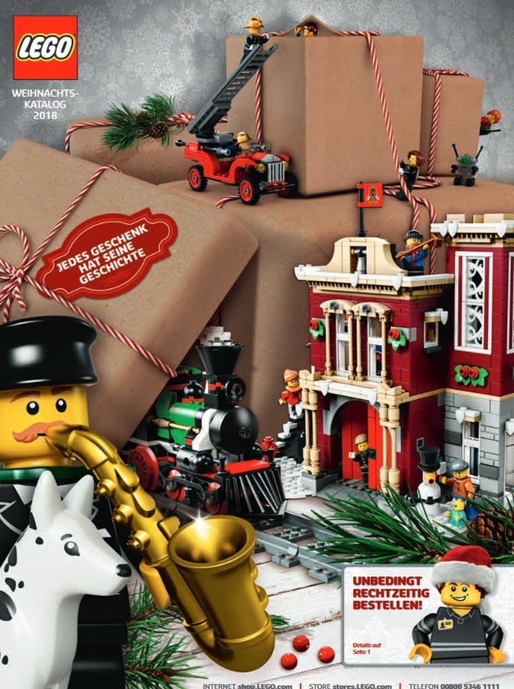 Deutscher LEGO Weihnachtskatalog 2018 zum Download und Bestellen
