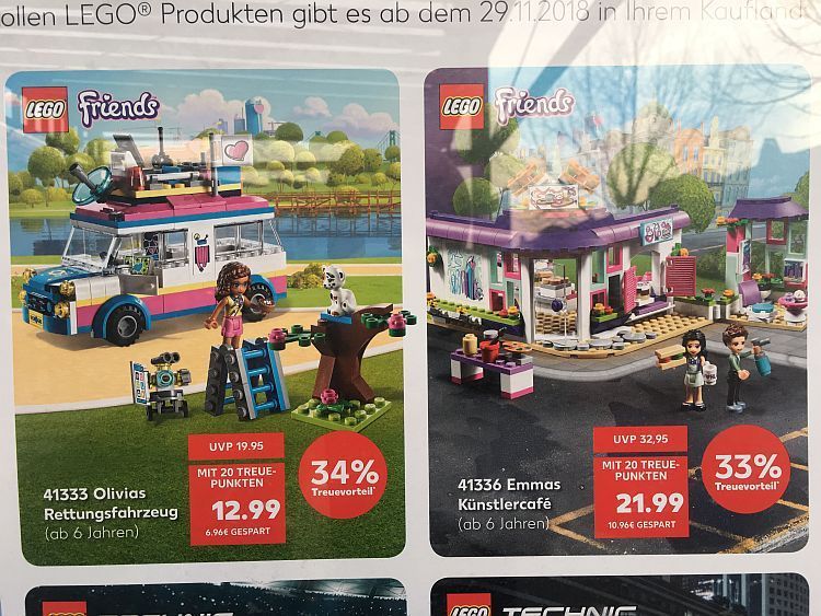 Kaufland: LEGO Treueaktion vom 29. November 2018 bis 09. Januar 2019