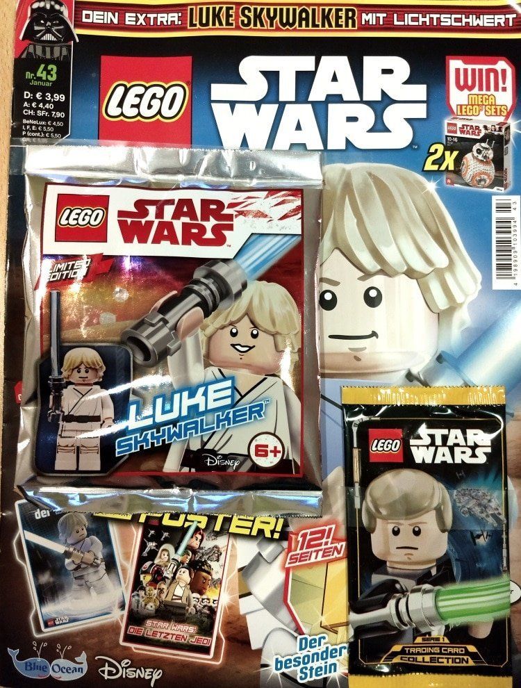 LEGO Star Wars Magazin Januar 2019: Luke Skywalker und Heft-Vorschau