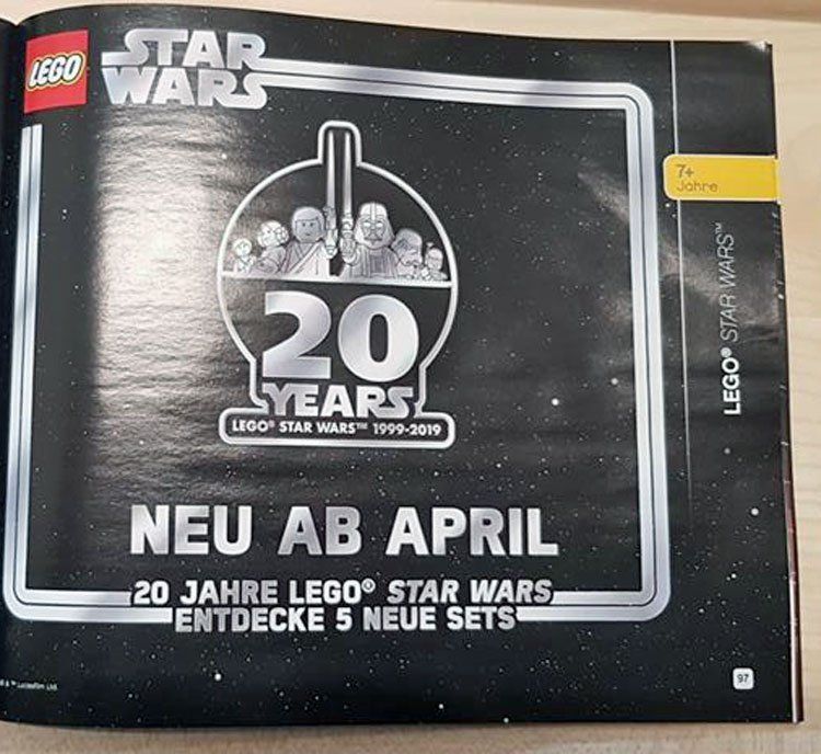 Offiziell: Fünf Sondersets zu 20 Jahre LEGO Star Wars angekündigt