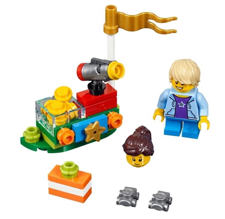 LEGO 853906 Birthday Card passend zum Jahrmarkt: Offizielle Set-Bilder