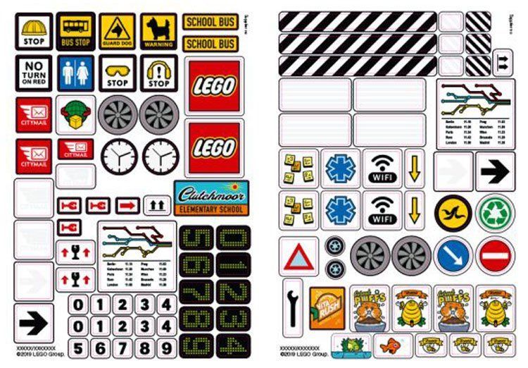 LEGO 853921 xtra Brick Stickers: Offizielle Bilder