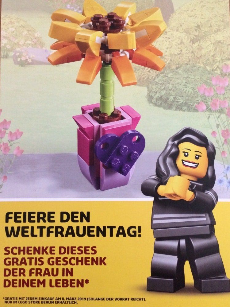 LEGO 30404 Blume zum Weltfrauentag gratis: Nur im LEGO Store Berlin