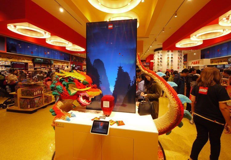 LEGO Flagship Store Peking: Bilder