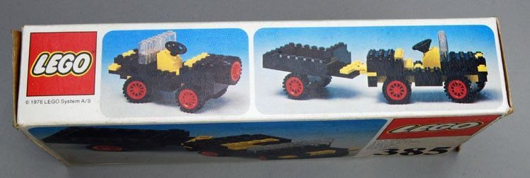 LEGO 385 Jeep mit Lenkung von 1976 im Classic Review