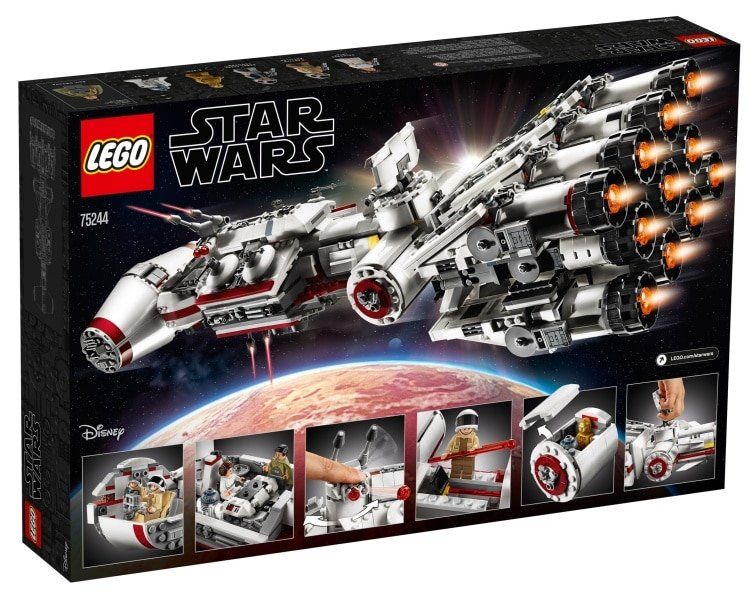LEGO 75244 Star Wars Tantive IV im LEGO Online-Shop gelistet