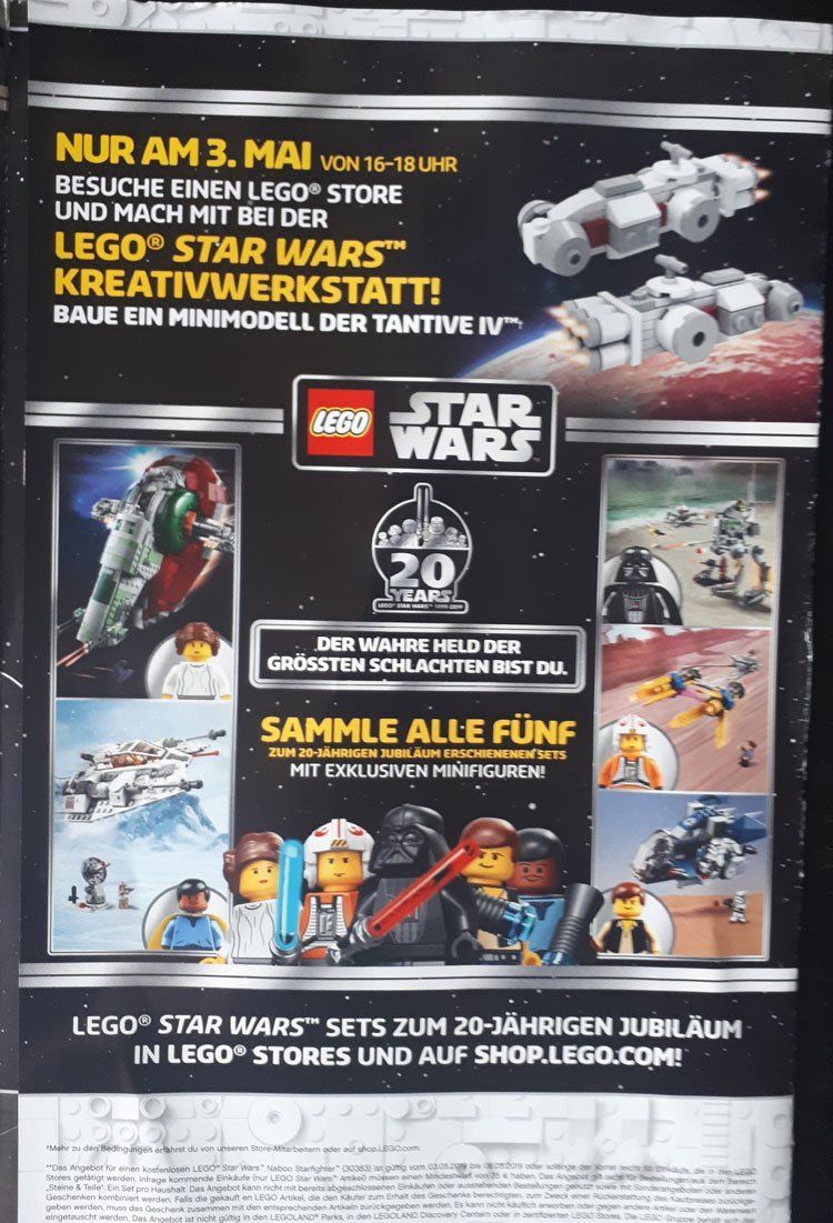 LEGO Star Wars Day 2019: Offizieller Flyer mit den Angeboten und Aktionen