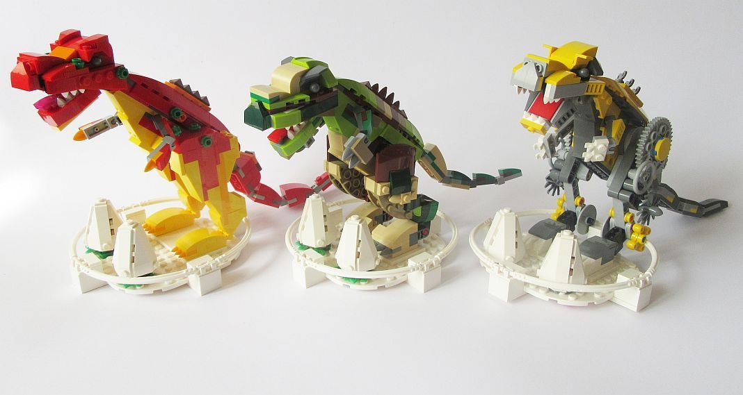 Sammensætning De er leder LEGO 40366 House Dinosaurier im Review