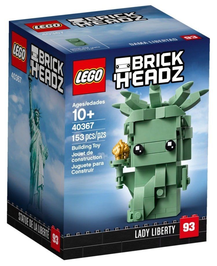 LEGO BrickHeadz 40367 Freiheitsstatue im LEGO Online-Shop jetzt bestellbar
