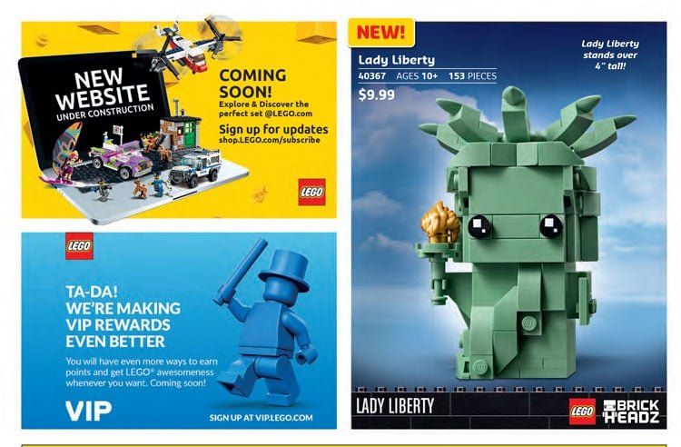 LEGO Sommer 2019 Katalog (USA) ist da