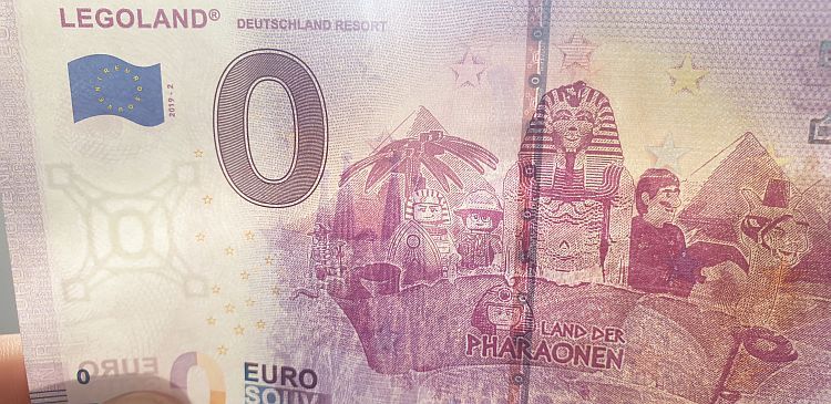 LEGOLAND Günzburg: 0-Euro-Schein als Souvenir