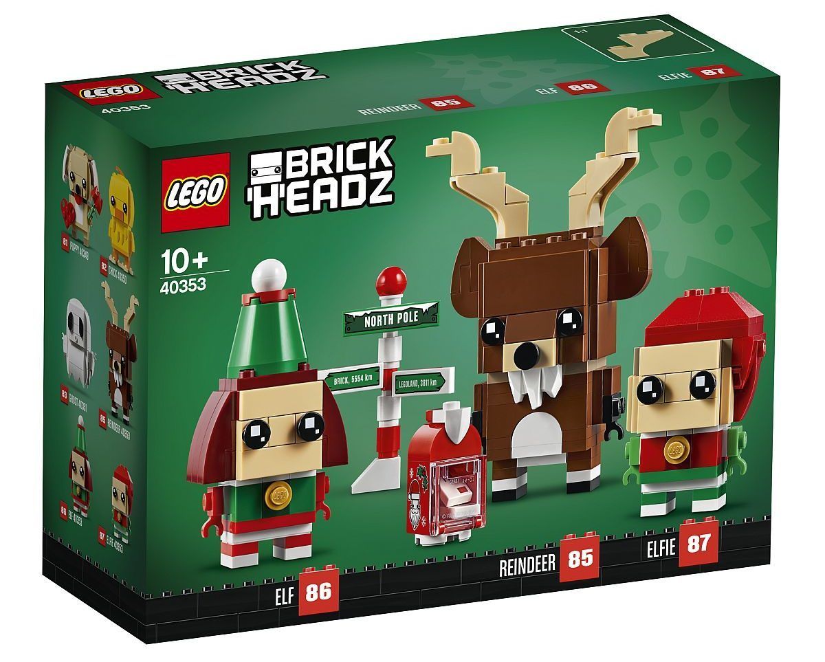 LEGO BrickHeadz 40353 Rentier und Elfen: Offizielle Bilder