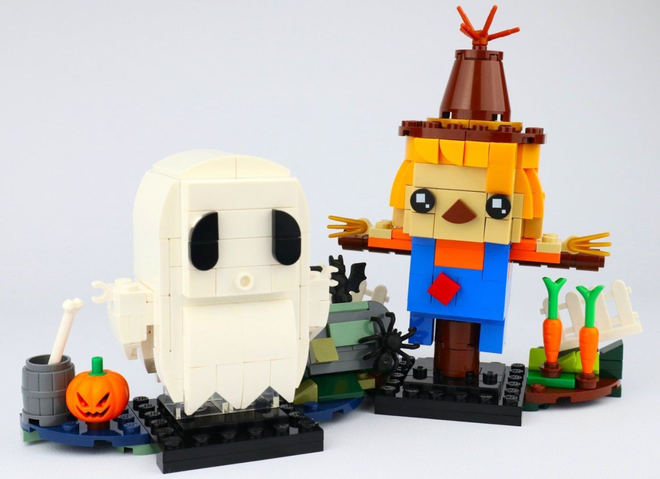 LEGO Seasonal BrickHeadz: Ghost und Scarecrow im Review