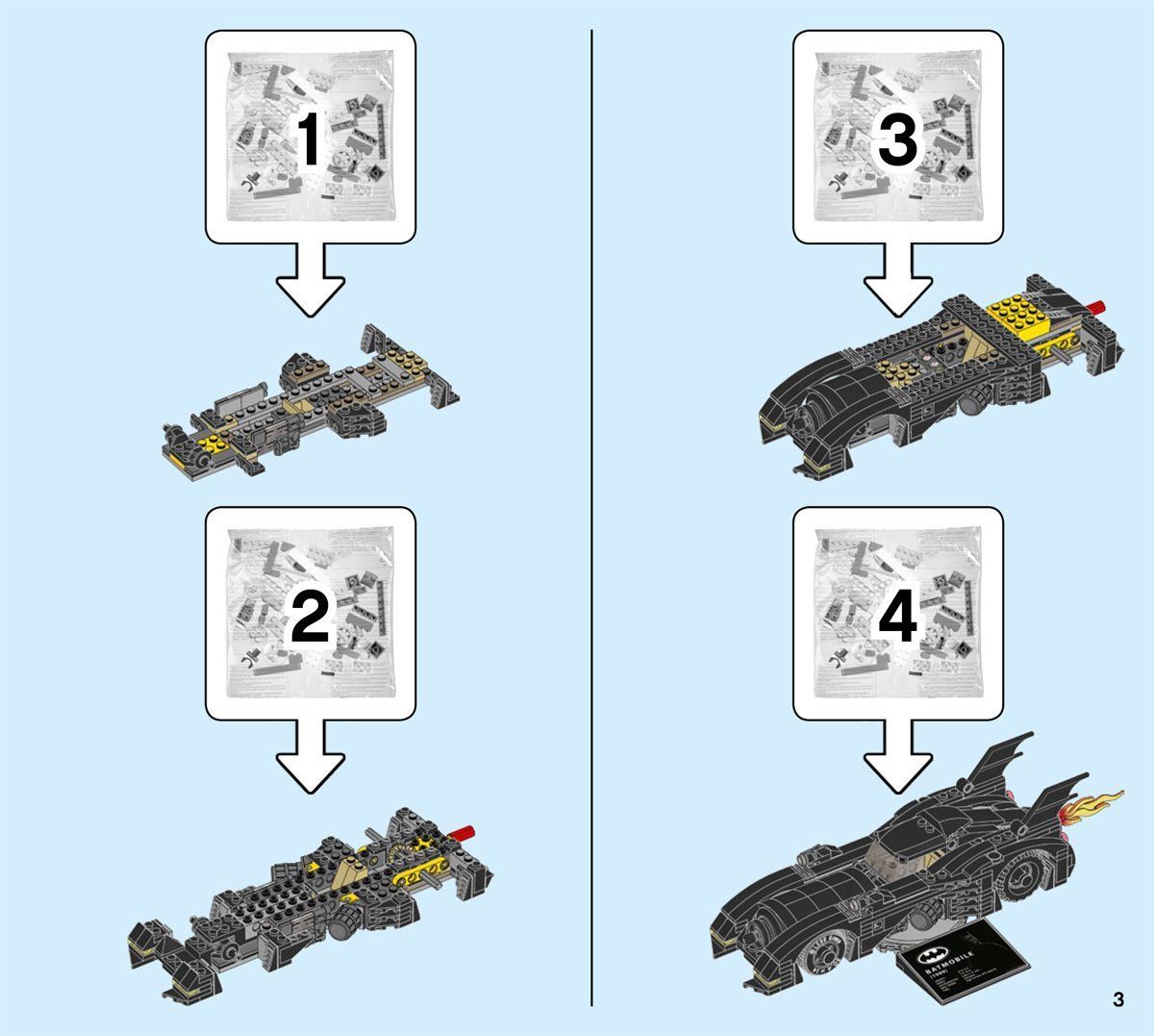 LEGO 40433 Batmobile GWP: Bauanleitung zum Download