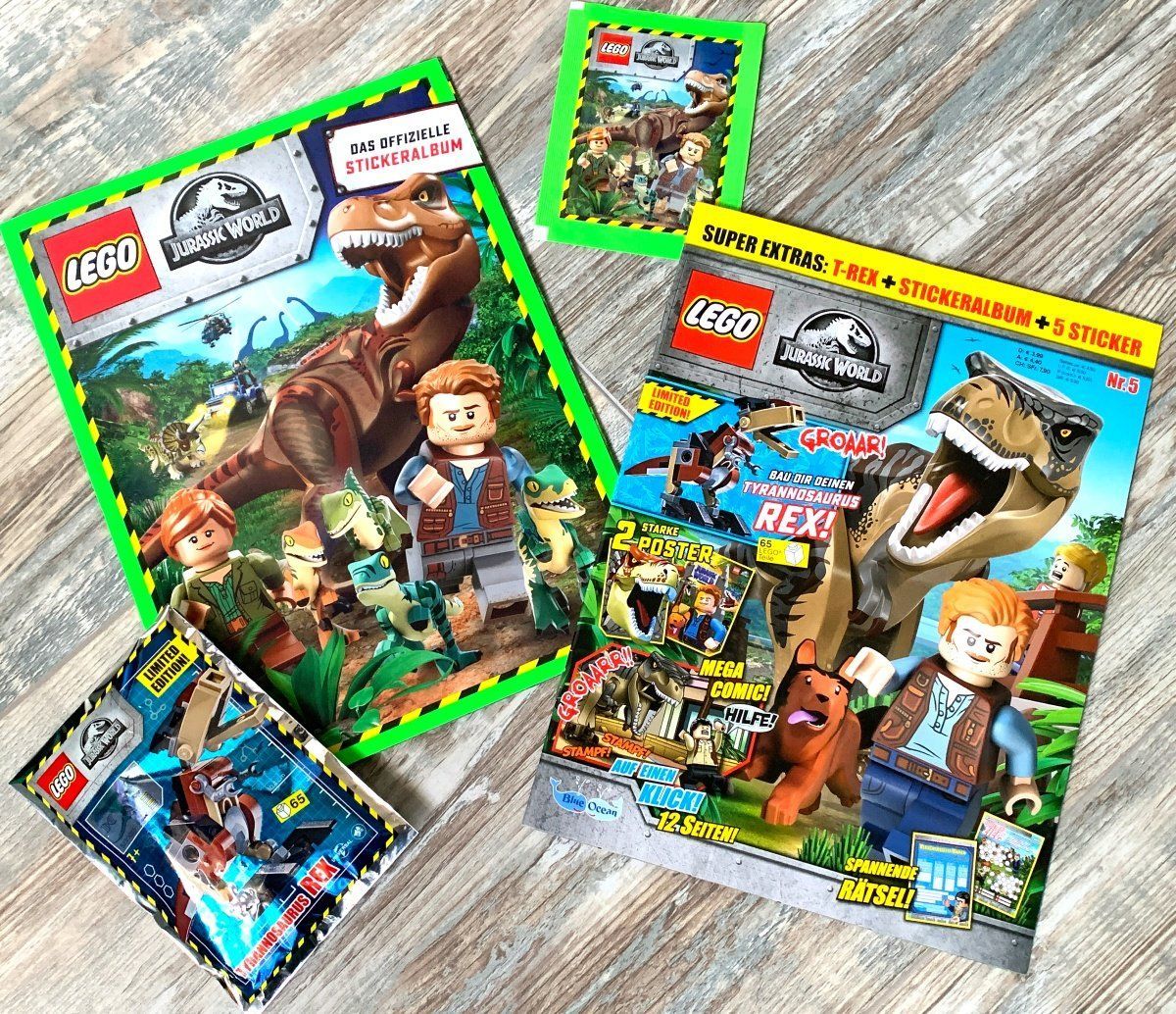 LEGO Jurassic World Magazin #5 mit drei Extras im Schnell-Check