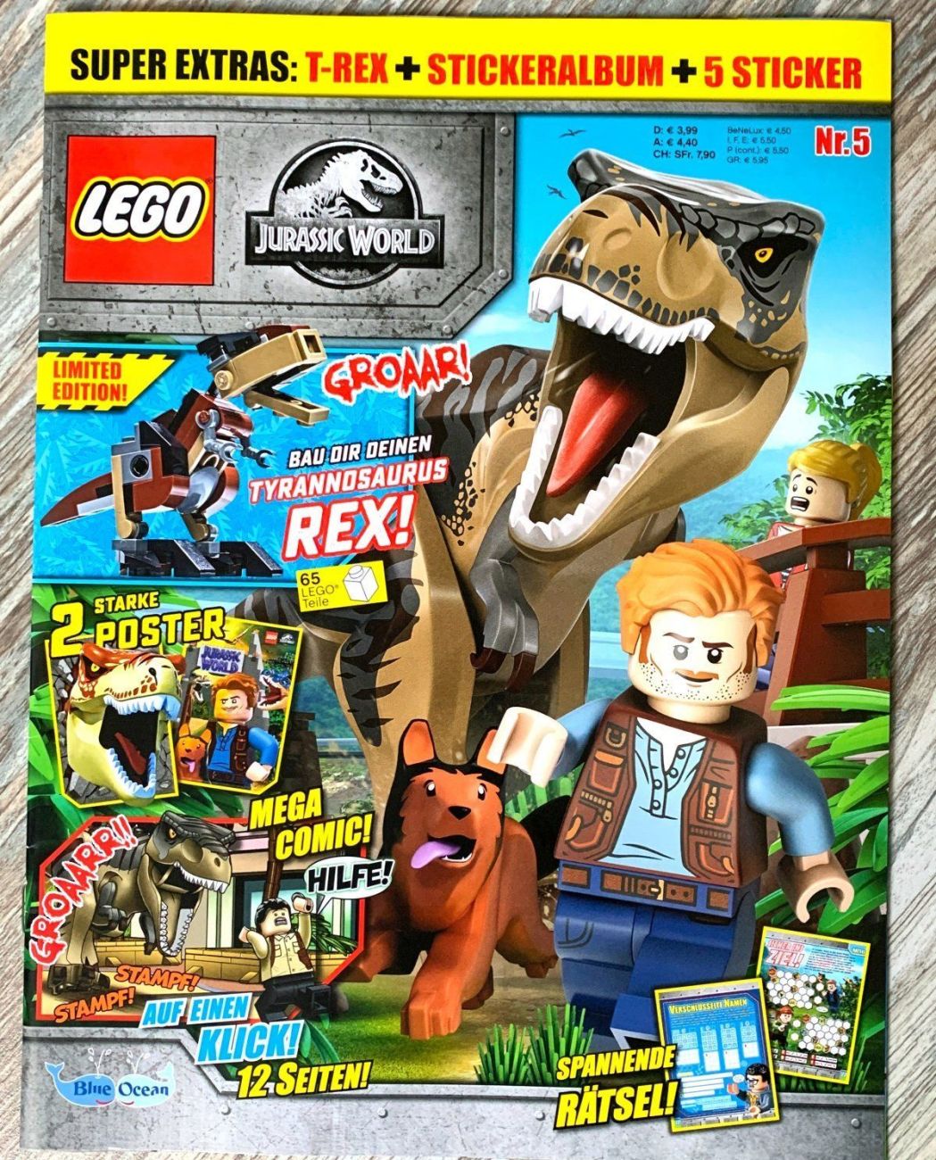 LEGO Jurassic World Magazin #5 mit drei Extras im Schnell-Check