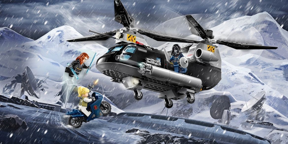 LEGO Marvel Black Wildow 76162 Helicopter Chase (Foto: LEGO)