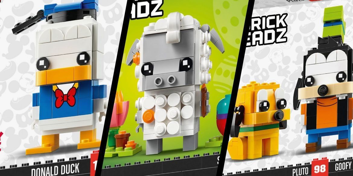 LEGO BrickHeadz Pluto, Goofy, Donald Duck und das Osterschaf
