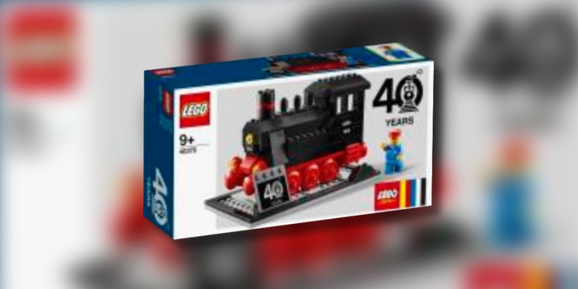 Jubiläum Dampflokomotive NEU LEGO 40370 Eisenbahn 40 Train 40 Years