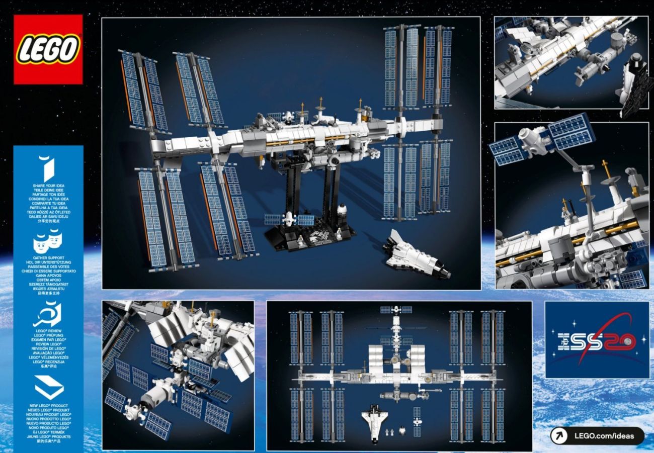 LEGO Ideas 21321 International Space Station - Rückseite