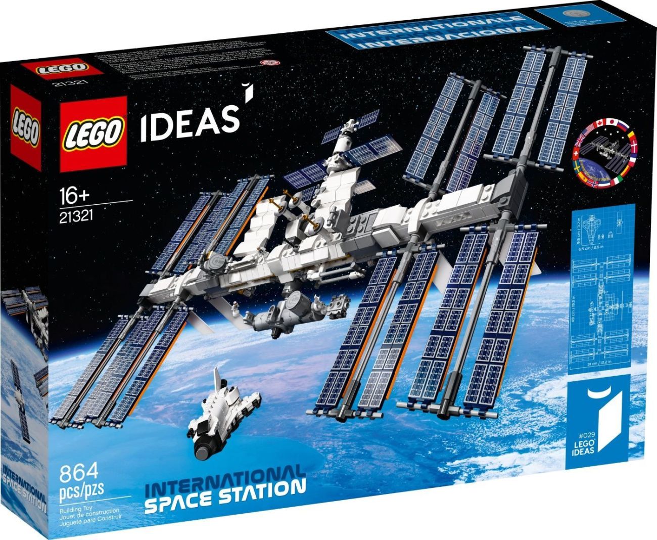 LEGO Ideas 21321 International Space Station - Vorderseite